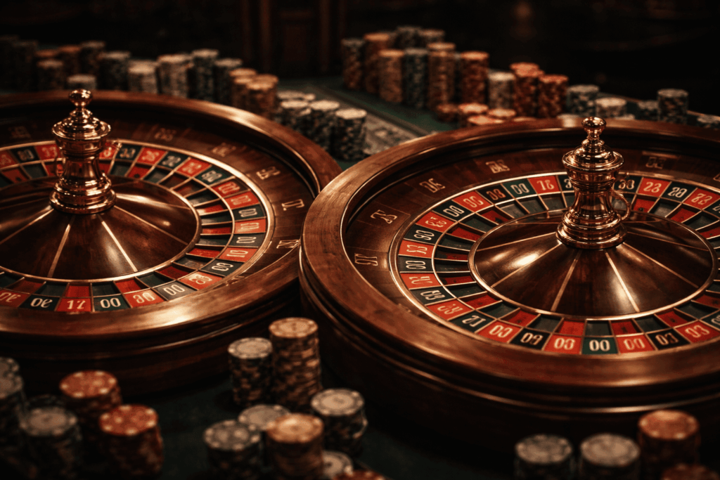De la ruleta francesa a la ruleta americana: la historia de sus diferencias