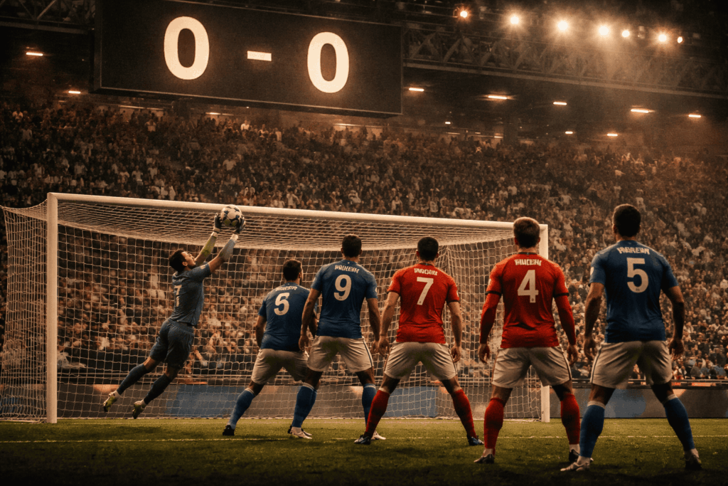 Por qué algunos 0-0 son más abiertos que muchos 2-1